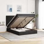 vidaXL Ottoman bed met matrassen 140x200cm fluweel zwart, Huis en Inrichting, Slaapkamer | Bedden, Verzenden, Nieuw