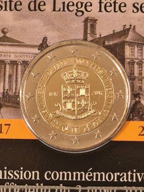 België. 2 Euro 2017 Università di Liegi (10 coincards), Postzegels en Munten, Munten | Europa | Euromunten