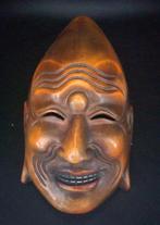 MASQUE GIGAKU-Noh DE BARAMON / emballage dorigine - Bois -