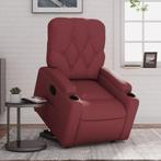 vidaXL Fauteuil inclinable Rouge bordeaux Similicuir, Verzenden