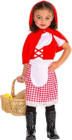 2dekans | Dressforfun mooi kinderkostuum Roodkapje 116, Kinderen en Baby's, Ophalen of Verzenden, Nieuw