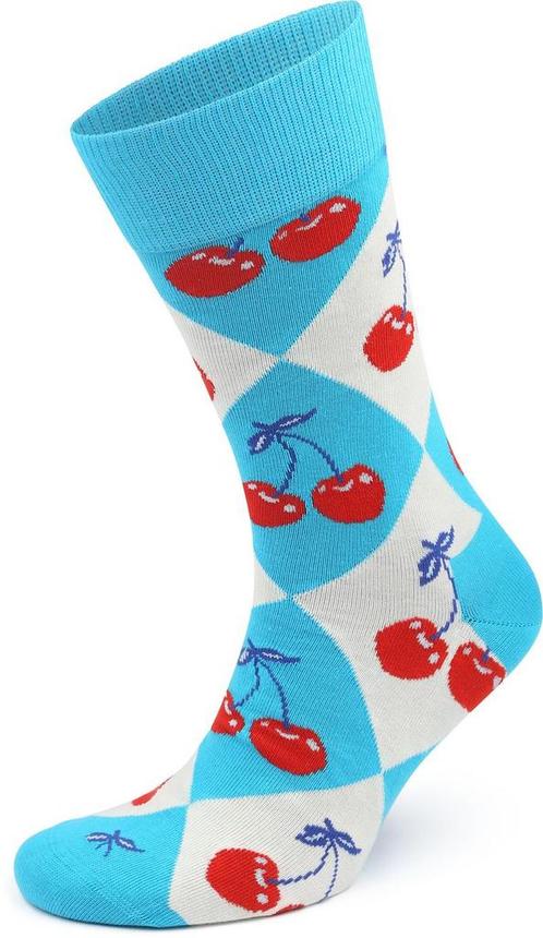 Happy Socks Sokken Argyle cherry maat 41-46 Heren, Kleding | Heren, Sokken en Kousen, Blauw, Nieuw, Verzenden
