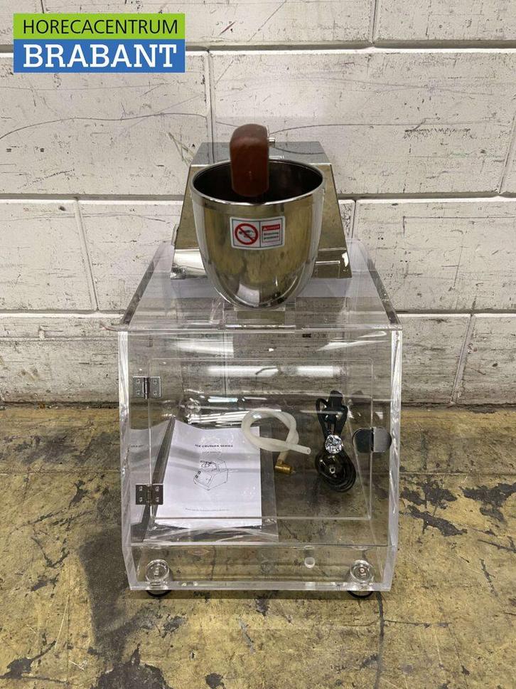 Broyeur à glace chromé Broyeur à glace en plexiglas bunker, Zakelijke goederen, Horeca | Keukenapparatuur, Verzenden