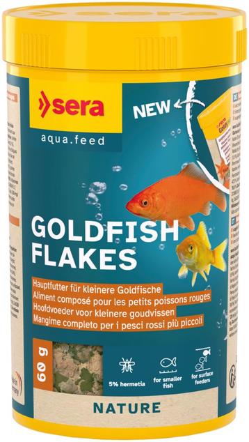 Sera Goldfish Flakes 250 ml (Goudvis voer), Ophalen of Verzenden, Overige typen