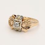 Bague - 14 carats Or rose Diamant (Naturelle) - Char, Nieuw