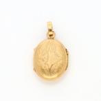 Hanger - 18 karaat Geel goud, Zilver - Medaillon/ M.M.