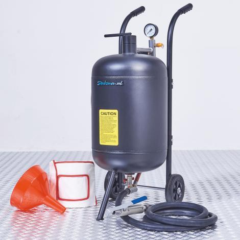 Datona Mobiele straalketel - 45 liter met 5 zakken, Bricolage & Construction, Outillage | Autres Machines, Enlèvement ou Envoi