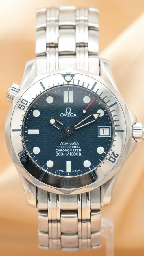 Omega Seamaster Diver 300 M 25528000 uit 1995, Handtassen en Accessoires, Horloges | Heren, Verzenden