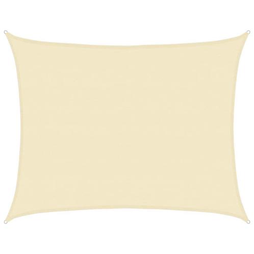 Schaduwdoek Creme 6x7 | Retour Deal | Ideaal voor terras!, Tuin en Terras, Schaduwdoeken, Nieuw, Verzenden