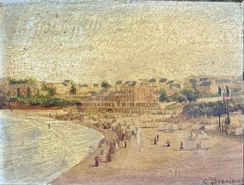 Carlo Brancaccio (1861-1920) - Marina di Napoli, Antiek en Kunst, Kunst | Schilderijen | Klassiek