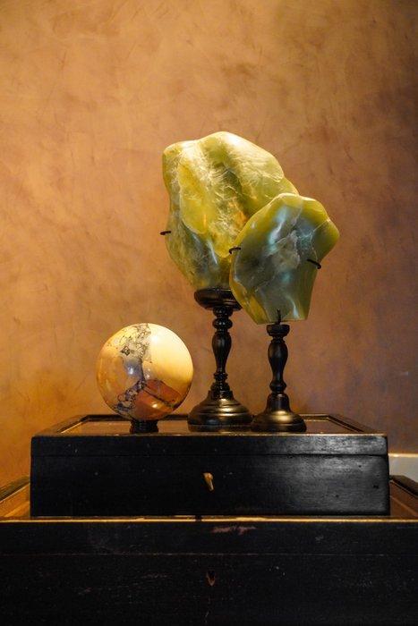 PAS DE PRIX SUPÉRIEUR - Une magnifique paire de sphère et de, Antiek en Kunst, Kunst | Designobjecten