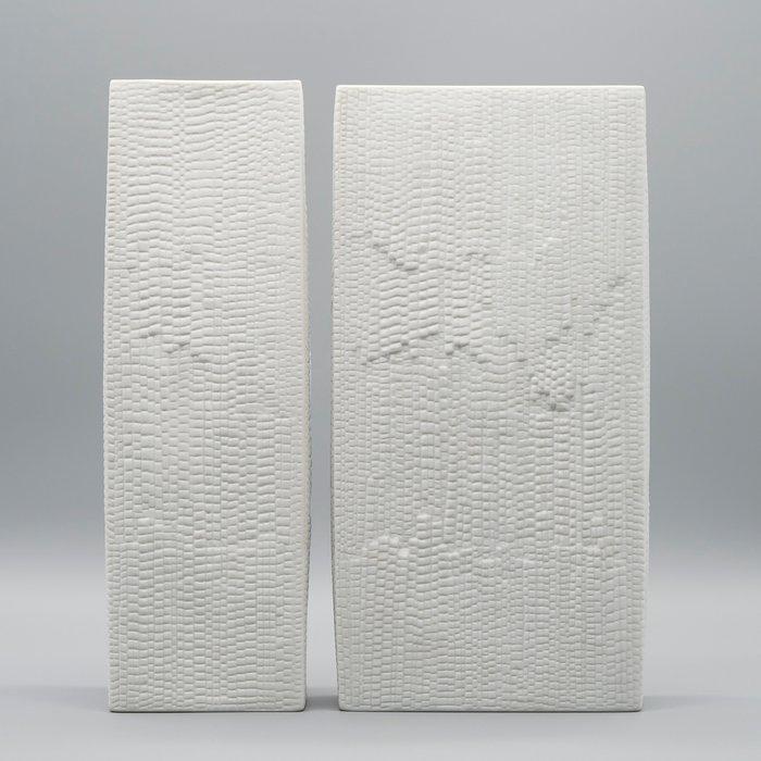 Rosenthal - Martin Freyer - Vaas (2) - Brutalist Slangenhuid, Antiek en Kunst, Antiek | Meubels | Stoelen en Sofa's