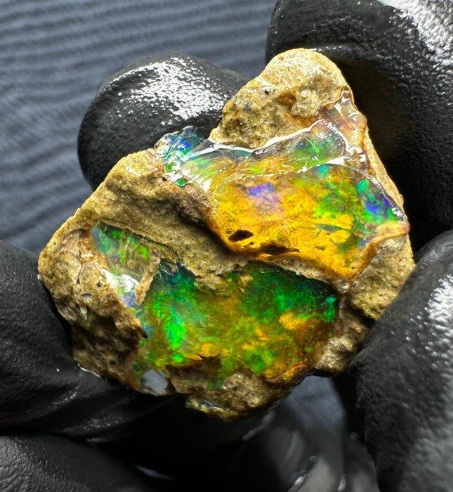 36ct Kristal Opaal Ruw- 7.2 g, Collections, Minéraux & Fossiles