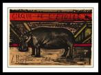 Bernard Buffet (1928-1999) - Le cirque : Lhippopotame en