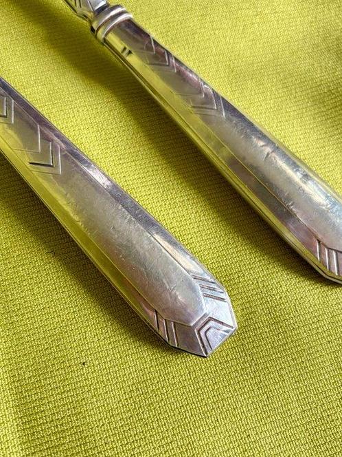 Couverts de service à salade - Argent 950 - 1920-1930, Antiek en Kunst, Antiek | Zilver en Goud
