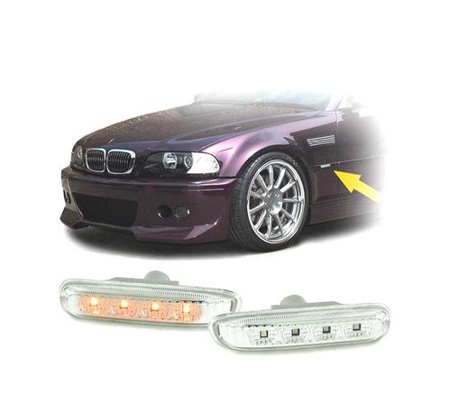 Clignotants Latéraux Led Pour Bmw E46 98-01 Coupé 99-03 Blan, Auto-onderdelen, Verlichting, Verzenden