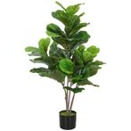 Kunstplant - Realistisch - Grote bladeren - Groen, Huis en Inrichting, Kamerplanten, Ophalen of Verzenden