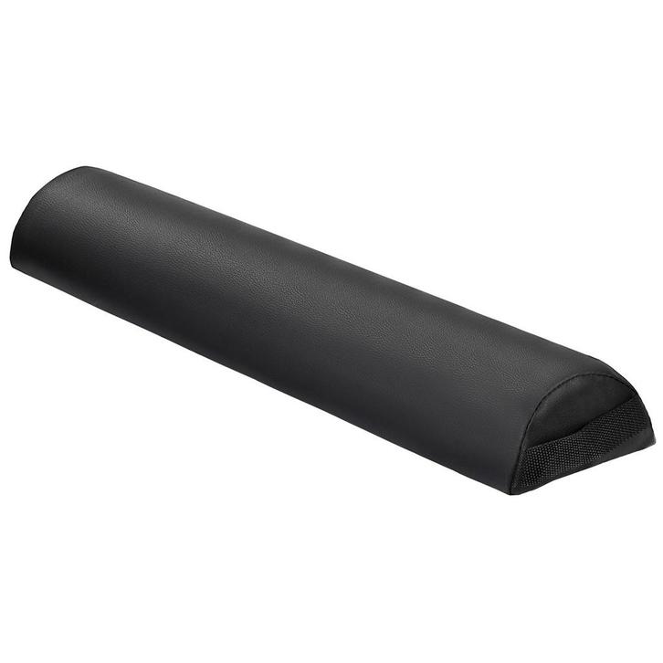 tectake Massagerol halfrond van kunstleer - zwart, Sport en Fitness, Massageproducten, Verzenden