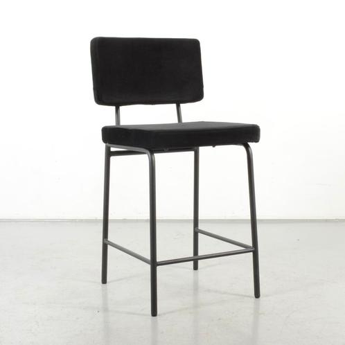 Barkruk Gränna, zwart, 4 poot onderstel, Huis en Inrichting, Stoelen, Gebruikt, Ophalen of Verzenden