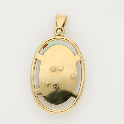 Hanger - 14 karaat Geel goud, Handtassen en Accessoires, Antieke sieraden