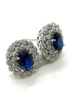 Zonder minimumprijs - Ring - 18 karaat Witgoud Saffier -, Nieuw