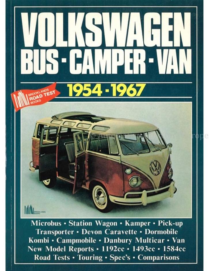 VOLKSWAGEN BUS-CAMPER-VAN 1954-1967 (BROOKLANDS), Boeken, Auto's | Boeken