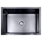 Lendo Online Évier de Cuisine Inox 59x44 cm Anthracite