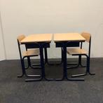 Tweedehands complete school set van 25 stuks tafels +, Huis en Inrichting, Stoelen, Gebruikt, Hout, Vijf, Zes of meer stoelen