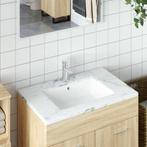 vidaXL Évier de salle de bain blanc rectangulaire, Bricolage & Construction, Sanitaire, Neuf, Verzenden