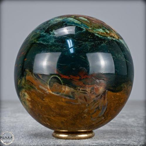 Zeldzame kleur natuurlijke oceaan jaspis Gebied- 633.65 g, Verzamelen, Mineralen en Fossielen
