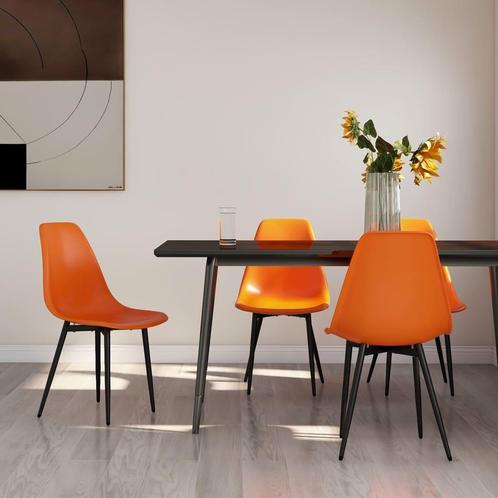 vidaXL Eetkamerstoelen 4 st PP oranje, Huis en Inrichting, Stoelen, Nieuw, Verzenden