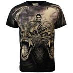 Rock Eagle Biker The Serpent Double Headed Dragon T-Shirt