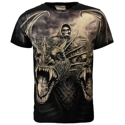 Rock Eagle Biker The Serpent Double Headed Dragon T-Shirt, Kleding | Heren, T-shirts