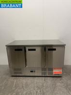 Polar G622 RVS Koelwerkbank 3 deuren 137 cm 230V Horeca, Ophalen of Verzenden, Nieuw in verpakking