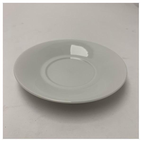 Bieden: Alessi White Porcelain Coaster by Alessandro Mendin, Huis en Inrichting, Keuken | Servies, Ophalen of Verzenden