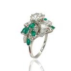 Ring - 18 karaat Witgoud, Prachtige 18K witgouden ring met, Nieuw