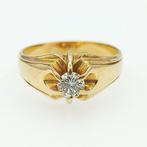 Ring Geel goud Diamant  (Natuurlijk)