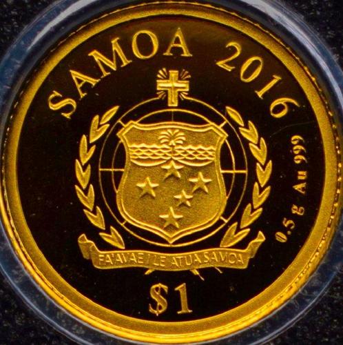 Samoa. 1 Dollar 2016 Marshal Poland Józef Pisudski Proof, Postzegels en Munten, Munten | Europa | Niet-Euromunten