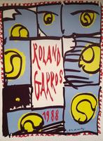 Pierre Alechinsky - Affiche originale - Roland Garros - 1988