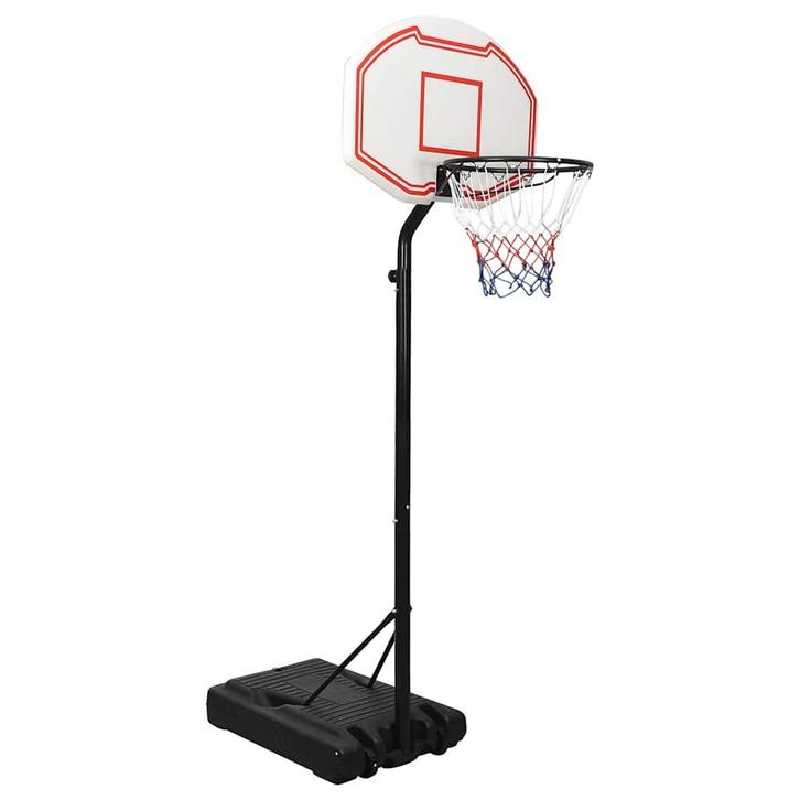 vidaXL Basketbalstandaard 237-307 cm polyetheen wit, Sport en Fitness, Basketbal, Nieuw, Verzenden