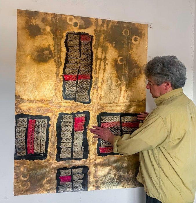 Fran Gonzalez (1959) - Les Portes de Shiraz II (XXL), Antiquités & Art, Art | Peinture | Moderne