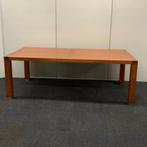 Design vergadertafel merk Cassina, 220x100 cm, kersen hout -, Gebruikt, Bureau