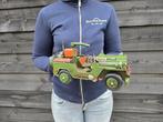 Ornement décoratif - Œuvre dart en métal Jeep militaire