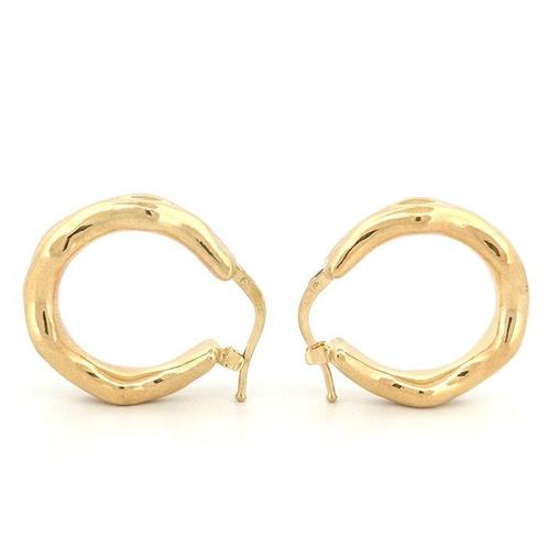 Handmade - Oorbellen - 3 g - 18 karaat Geel goud, Handtassen en Accessoires, Oorbellen
