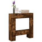 vidaXL Haardombouw 81x18x82 cm bewerkt hout gerookt, Huis en Inrichting, Kachels, Verzenden, Nieuw