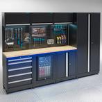 Datona Werkplaatsinrichting PREMIUM eiken werkblad met, Doe-het-zelf en Bouw, Ophalen of Verzenden, Nieuw