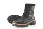 Rieker Veterboots in maat 40 Zwart | 5% extra korting, Kleding | Dames, Schoenen, Verzenden, Zwart, Overige typen, Gedragen