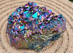 Titanium Bergkristal Aura Regenboog kleuren Ruw - Hoogte:
