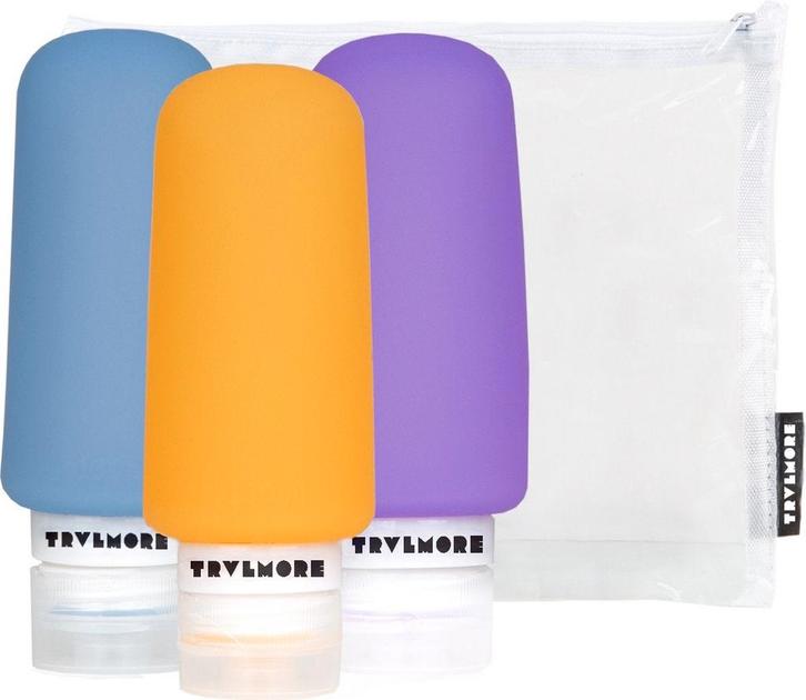2dekans | TRVLMORE Silicone Reisflesjes - Navulbaar -, Handtassen en Accessoires, Koffers, Ophalen of Verzenden