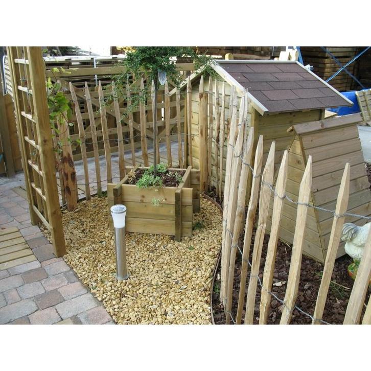 Kastanje afsluiting hekwerk omheining tuin en dier - franse, Tuin en Terras, Schuttingen, Nieuw